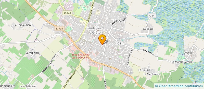 localisation de l'entreprise MADAME CHRISTELLE HAESE à SAINT-PIERRE-D OLERON