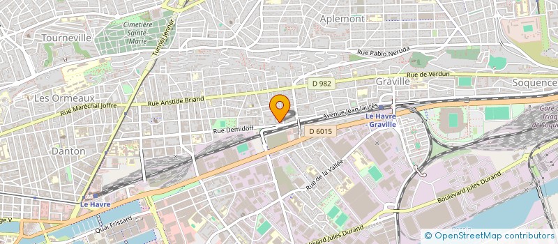 localisation de l'entreprise MADAME CHRISTELLE HALLUT à LE HAVRE