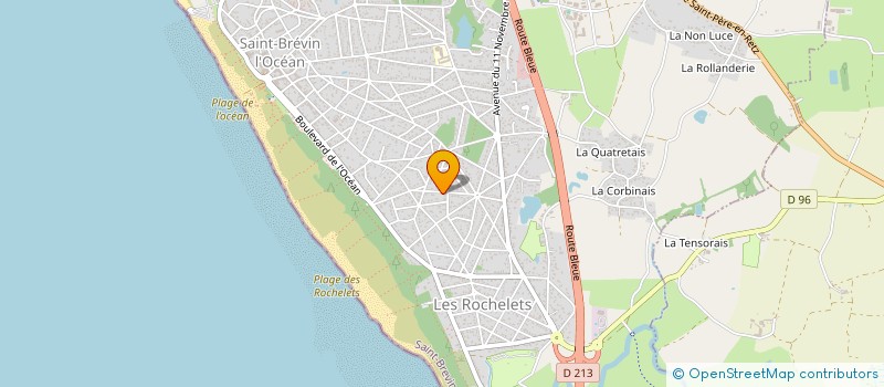 localisation de l'entreprise MADAME CHRISTELLE HAUGUEL à SAINT-BREVIN-LES-PINS