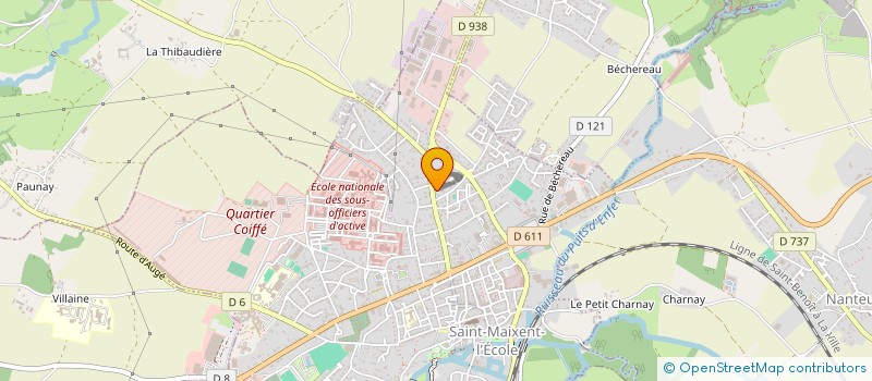 localisation de l'entreprise MADAME CHRISTELLE HAY-RIMBAULT  SAINT-MAIXENT-L'ECOLE