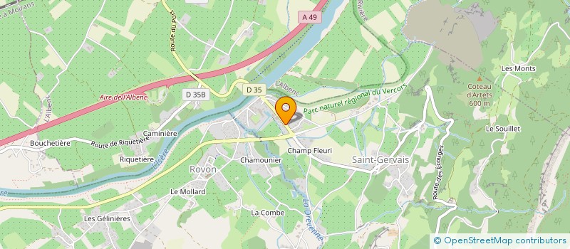 localisation de l'entreprise MADAME CHRISTELLE HEINEN  SAINT-GERVAIS