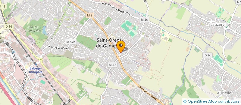 localisation de l'entreprise MADAME CHRISTELLE HENNI  SAINT-ORENS-DE-GAMEVILLE