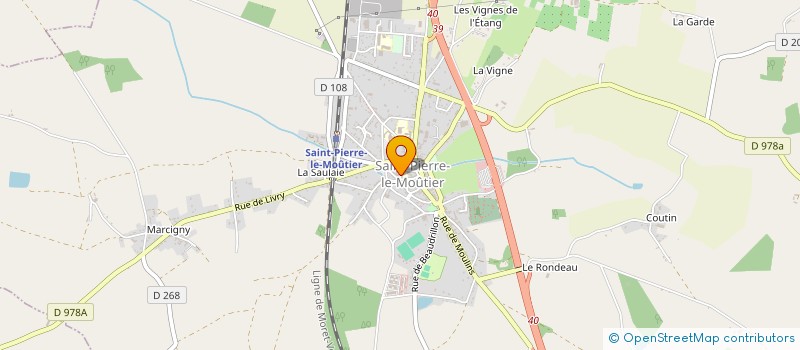 localisation de l'entreprise MADAME CHRISTELLE HENRY à SAINT-PIERRE-LE-MOUTIER