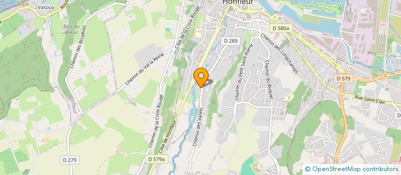 localisation de l'entreprise MADAME CHRISTELLE HERITIER  HONFLEUR