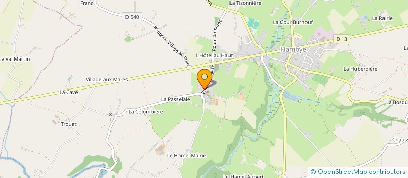 localisation de l'entreprise MADAME CHRISTELLE HERY  HAMBYE