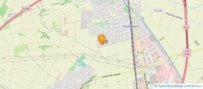 localisation de l'entreprise MADAME CHRISTELLE HESS  VENDENHEIM