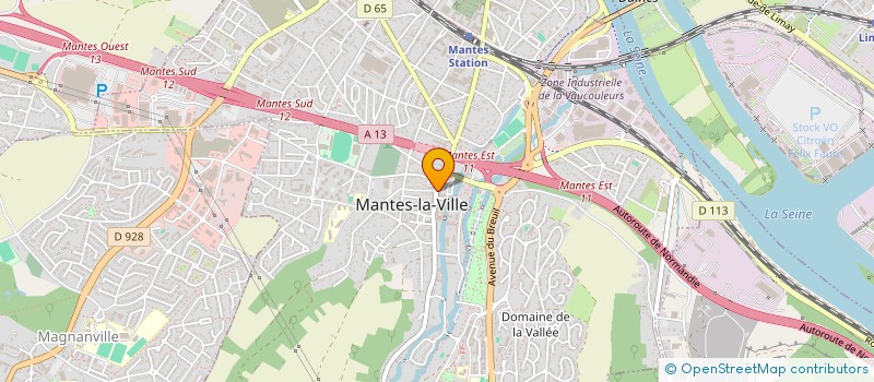 localisation de l'entreprise MADAME CHRISTELLE HEULIN  MANTES-LA-VILLE