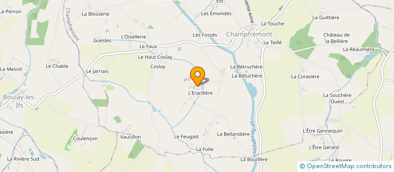 localisation de l'entreprise MADAME CHRISTELLE HEURTEBISE  CHAMPFREMONT