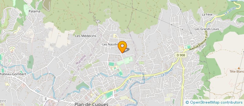 localisation de l'entreprise MADAME CHRISTELLE HIDE  PLAN-DE-CUQUES