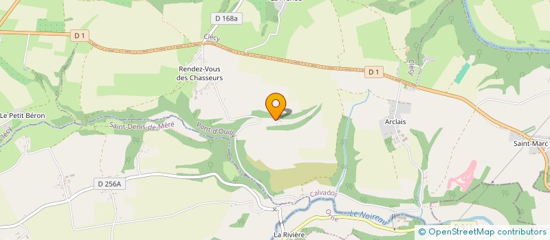 localisation de l'entreprise MADAME CHRISTELLE HIE  PONT D'OUILLY