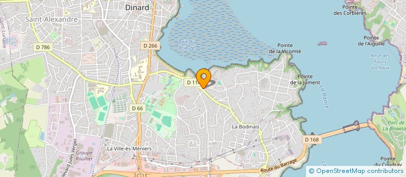 localisation de l'entreprise MADAME CHRISTELLE HILPRON  DINARD