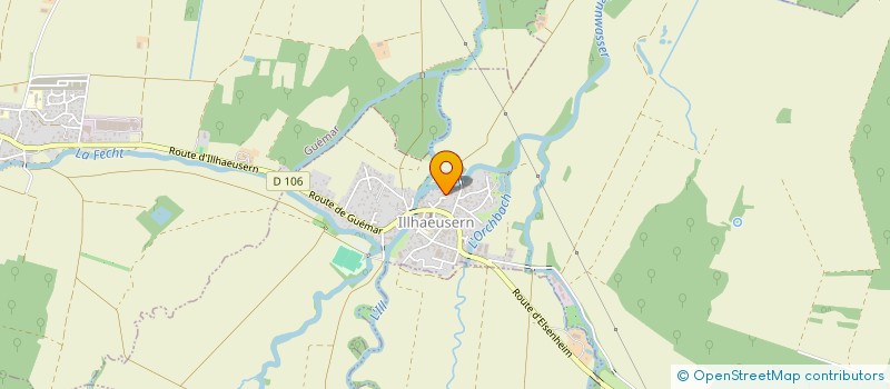 localisation de l'entreprise MADAME CHRISTELLE HIRN  ILLHAEUSERN