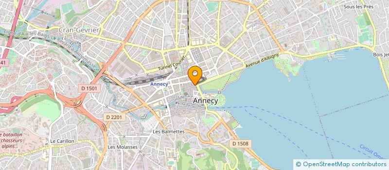 localisation de l'entreprise MADAME CHRISTELLE HIRT à ANNECY