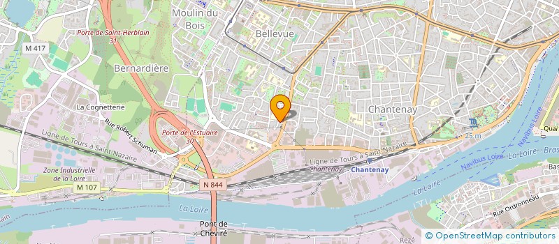 localisation de l'entreprise MADAME CHRISTELLE HODEIGE  NANTES