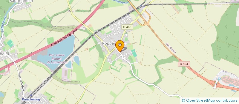 localisation de l'entreprise MADAME CHRISTELLE HOFFMANN  ROPPENHEIM