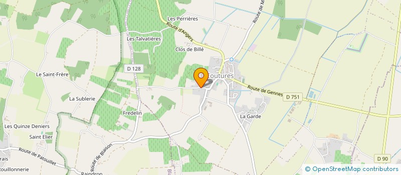 localisation de l'entreprise MADAME CHRISTELLE HORREAU  BRISSAC LOIRE AUBANCE