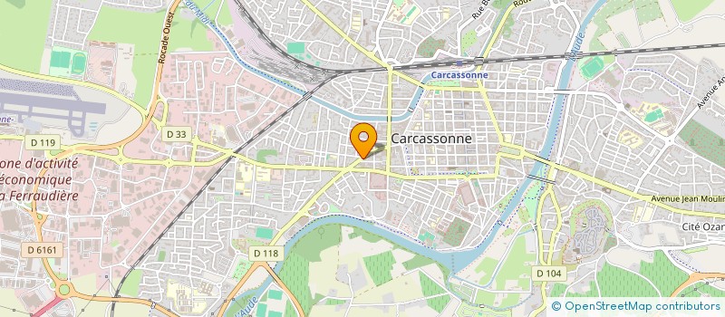 localisation de l'entreprise MADAME CHRISTELLE HORTALA  CARCASSONNE
