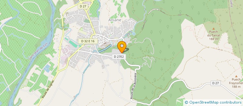 localisation de l'entreprise MADAME CHRISTELLE HOUDELOT  ANIANE