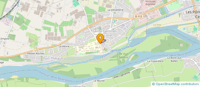 localisation de l'entreprise MADAME CHRISTELLE HUBERT à SAINTE-GEMMES-SUR-LOIRE