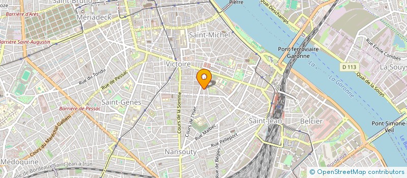 localisation de l'entreprise MADAME CHRISTELLE HUBY  BORDEAUX