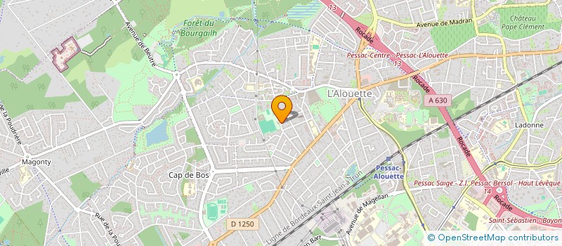 localisation de l'entreprise MADAME CHRISTELLE HUILLIER à PESSAC