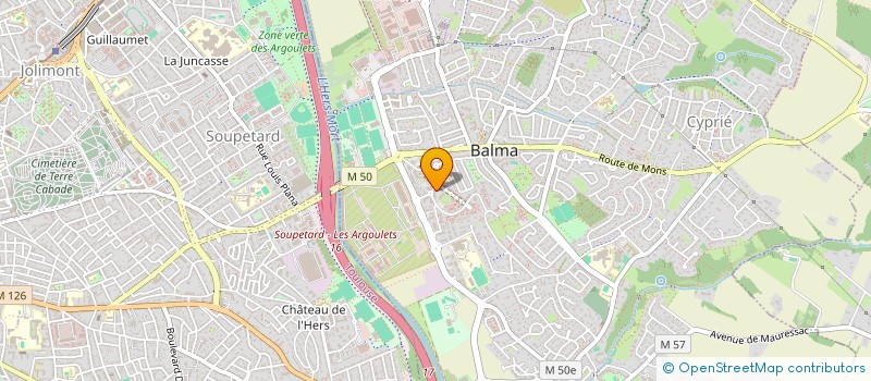 localisation de l'entreprise MADAME CHRISTELLE HUYNH QUAN SUU  BALMA