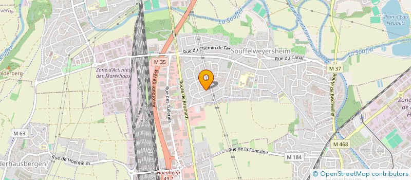 localisation de l'entreprise MADAME CHRISTELLE IBACH à SOUFFELWEYERSHEIM