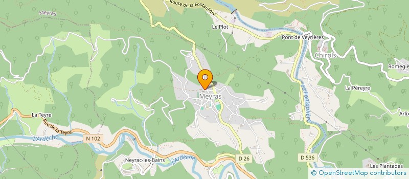 localisation de l'entreprise MADAME CHRISTELLE ISSARTEL  CHIROLS