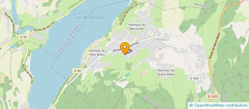 localisation de l'entreprise MADAME CHRISTELLE IVANGINE  BILIEU