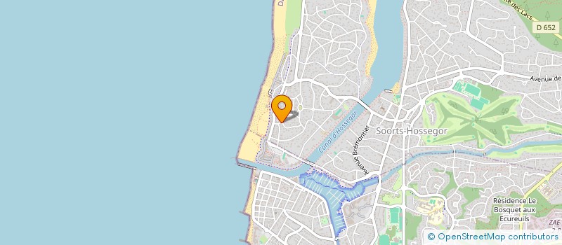 localisation de l'entreprise MADAME CHRISTELLE JACCOUX  ANGLET