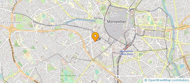 localisation de l'entreprise MADAME CHRISTELLE JACQUEMIN à MONTPELLIER