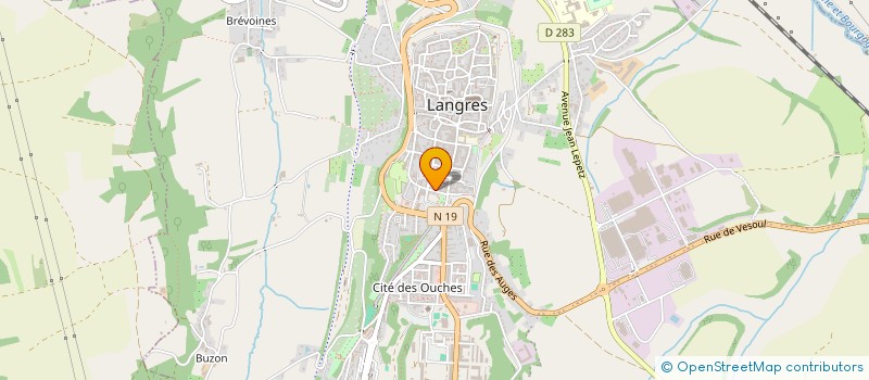 localisation de l'entreprise MADAME CHRISTELLE JACQUES à LANGRES