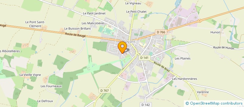 localisation de l'entreprise MADAME CHRISTELLE JACQUES à NOYANT-VILLAGES