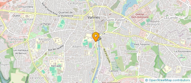 localisation de l'entreprise MADAME CHRISTELLE JACQUIER à VANNES