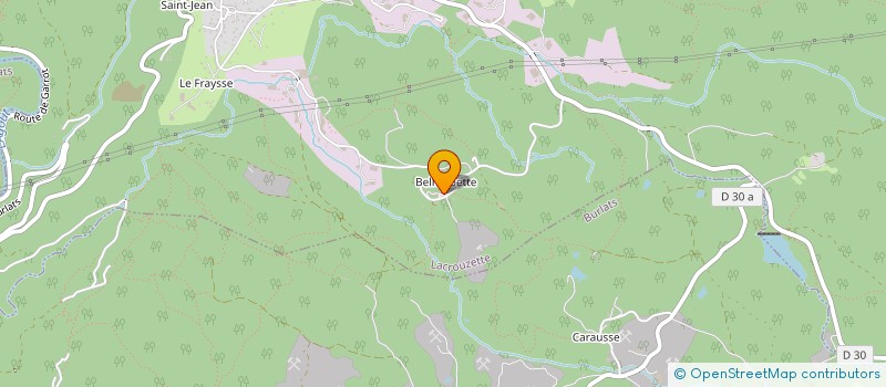 localisation de l'entreprise MADAME CHRISTELLE JACQUIN  LACROUZETTE