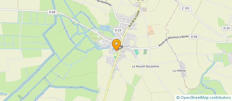 localisation de l'entreprise MADAME CHRISTELLE JAMIN à MAILLEZAIS