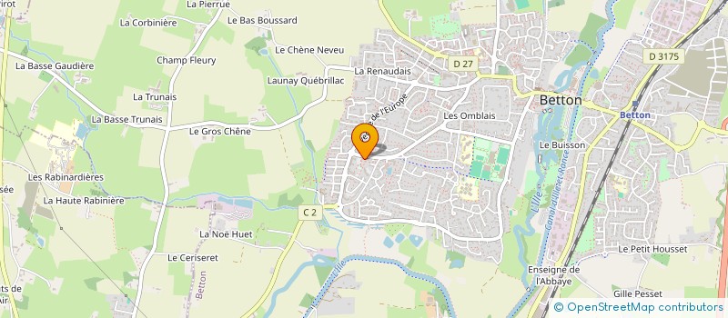 localisation de l'entreprise MADAME CHRISTELLE JANNIN à BETTON