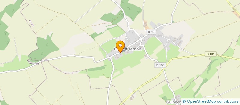 localisation de l'entreprise MADAME CHRISTELLE JEAMBEL  UF-EN-TERNOIS