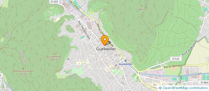 localisation de l'entreprise MADAME CHRISTELLE JEANNET  THANN