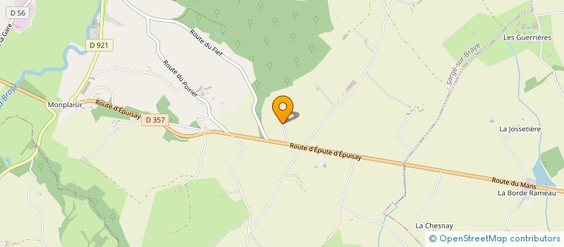 localisation de l'entreprise MADAME CHRISTELLE JEULIN  SARGE-SUR-BRAYE