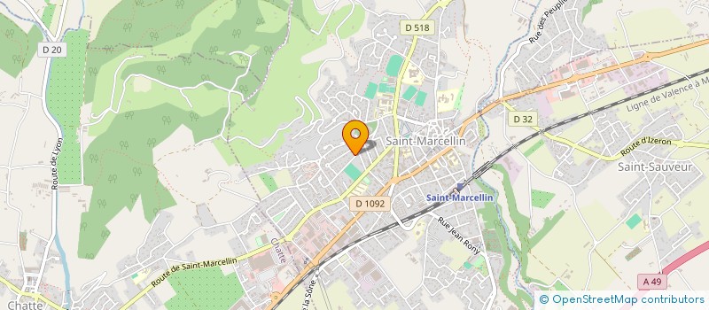 localisation de l'entreprise MADAME CHRISTELLE JOBIN à SAINT-VERAND