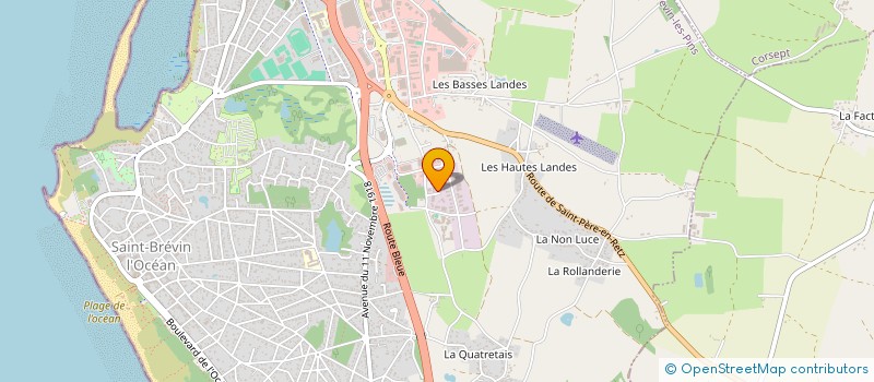 localisation de l'entreprise MADAME CHRISTELLE JOUIN à SAINT BREVIN LES PINS