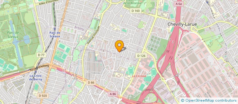 localisation de l'entreprise MADAME CHRISTELLE JOUSSE  L'HAY-LES-ROSES