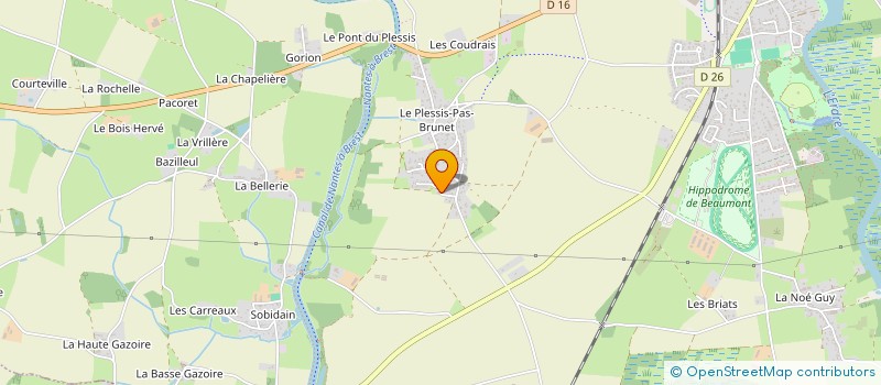 localisation de l'entreprise MADAME CHRISTELLE JOUSSEAUME  NORT-SUR-ERDRE