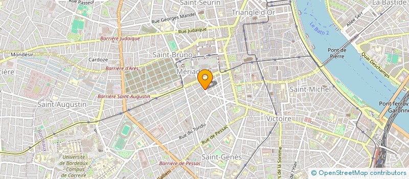 localisation de l'entreprise MADAME CHRISTELLE JOUTEAU  BORDEAUX