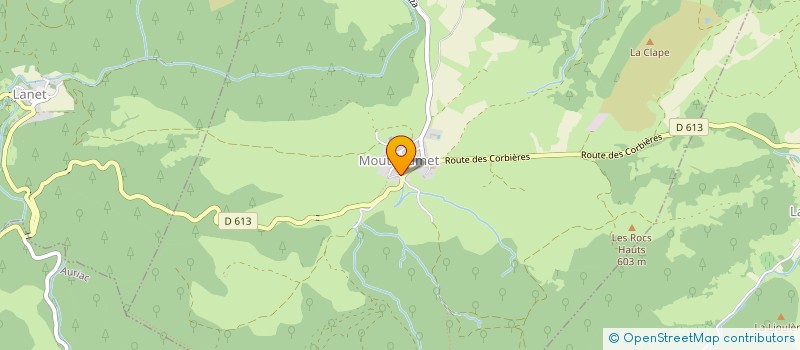 localisation de l'entreprise MADAME CHRISTELLE JUD  MOUTHOUMET