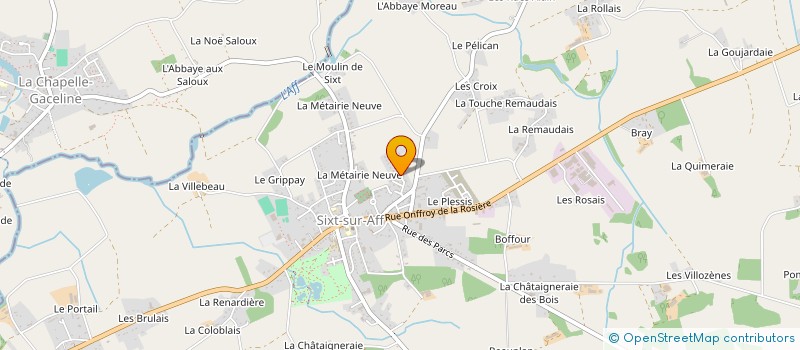 localisation de l'entreprise MADAME CHRISTELLE JUDEAUX  SIXT-SUR-AFF