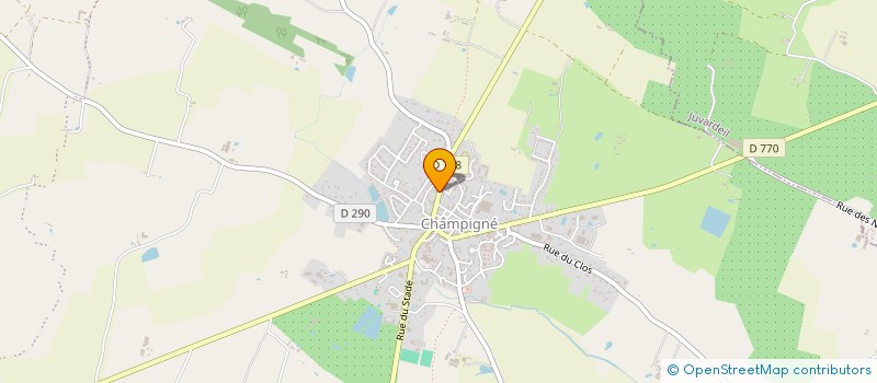 localisation de l'entreprise MADAME CHRISTELLE JULIEN  LES HAUTS-D'ANJOU