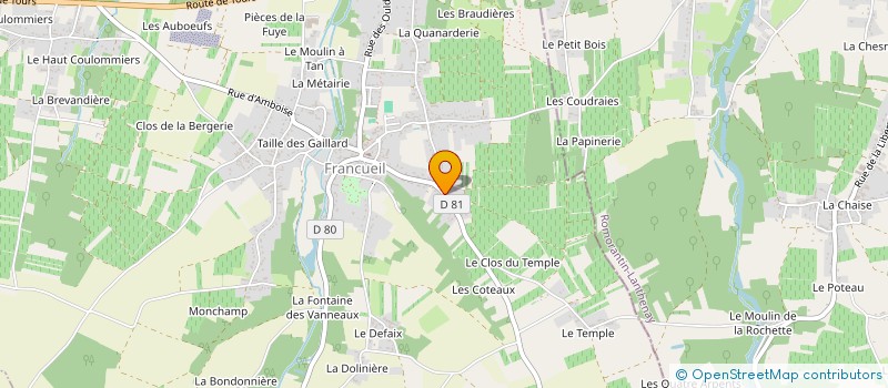 localisation de l'entreprise MADAME CHRISTELLE JURANVILLE  FRANCUEIL