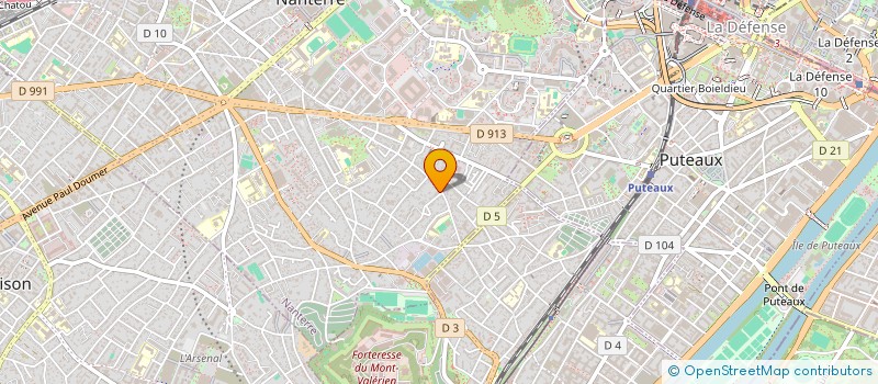 localisation de l'entreprise MADAME CHRISTELLE KALIPE  NANTERRE